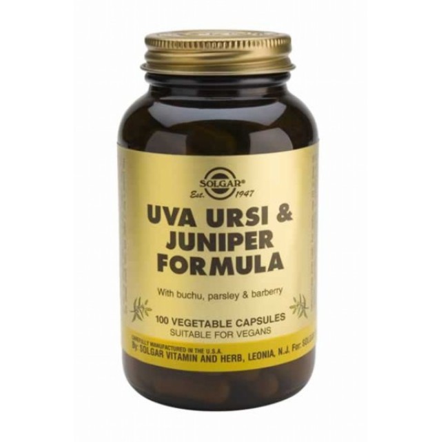 SOLGAR UVA URSI JUNIPER FORMULA 100VCAP