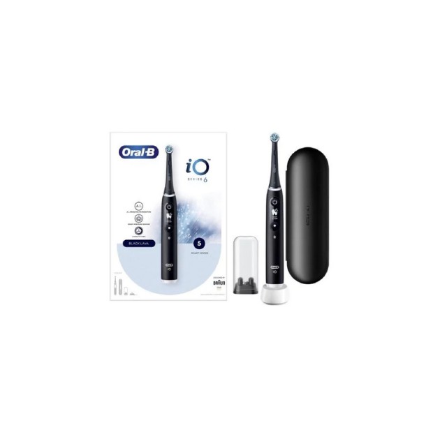 Oral-B iO Series 6 Magnetic Βlack Lava Hλεκτρική Οδοντόβουρτσα 1τμχ