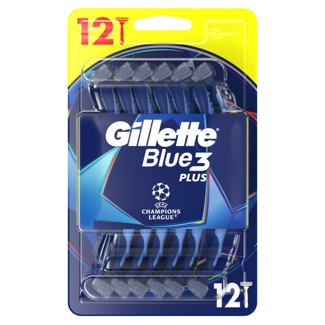 Gillette Blue3 Plus Comfort Ξυραφάκια μίας Χρήσης 12τμχ