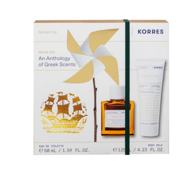 Korres Set White Tea Eau De Toilette 50ml & White Tea Γαλάκτωμα Σώματος 125ml