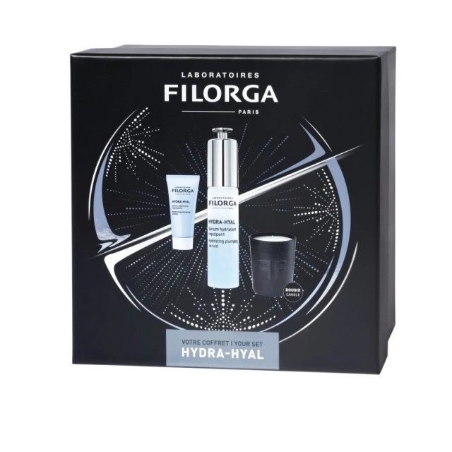 Filorga Set Hydra-Hyal Serum 30ml + Δώρο Hydra-Hyal Κρέμα 15ml + Αρωματικό Κερί 1τμχ