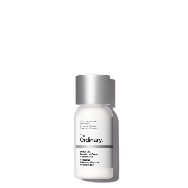 The Ordinary Sulfur 10% Powder to Cream Συμπύκνωμα Κρέμας - Πούδρας με 10% Θείο - Θεραπεία Κατά των Ατελειών 5gr