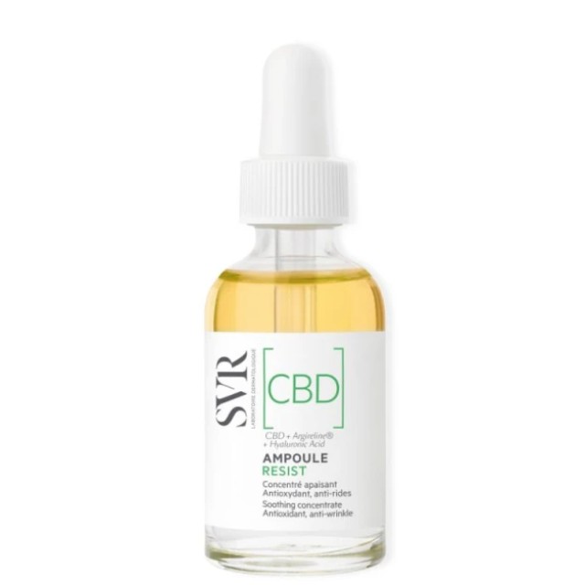 SVR [CBD] Ampoule Resist Αντιρυτιδικός & Καταπραϋντικός Ορός Προσώπου με Καθαρή CBD 30ml