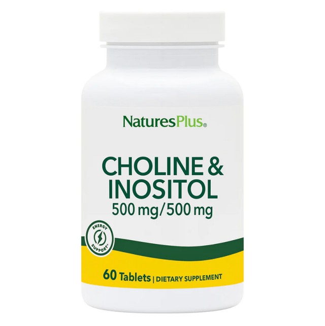 Nature's Plus CHOLINE & INOSITOL 60 tabs