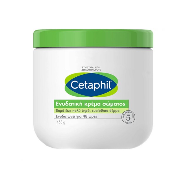 Cetaphil Ενυδατική Κρέμα Σώματος για Ξηρό & Ευαίσθητο Δέρμα 453g