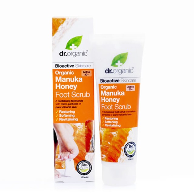 DR.ORGANIC MANUKA HONEY FOOT SCRUB 125ML