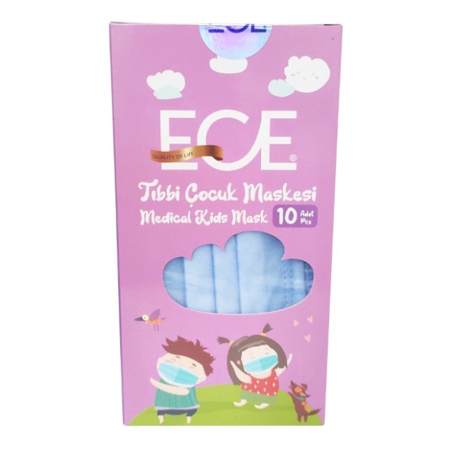 Ece Medical Kids Mask Μπλε 10τμχ