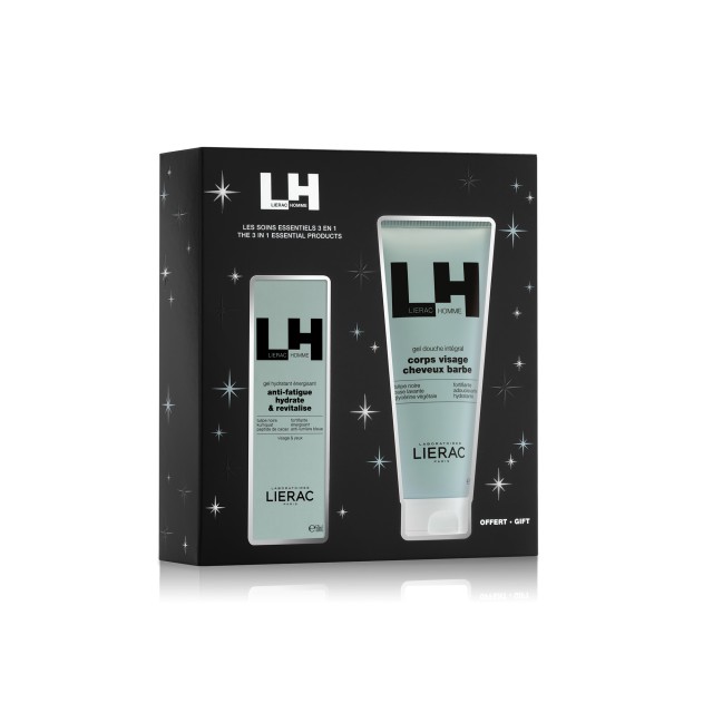 Lierac Set Homme Gel Anti-Fatigue Hydrate & Revitalize 50ml + Δώρο Homme Gel Douche Integral Corps Visage Cheveux Barbe 200ml