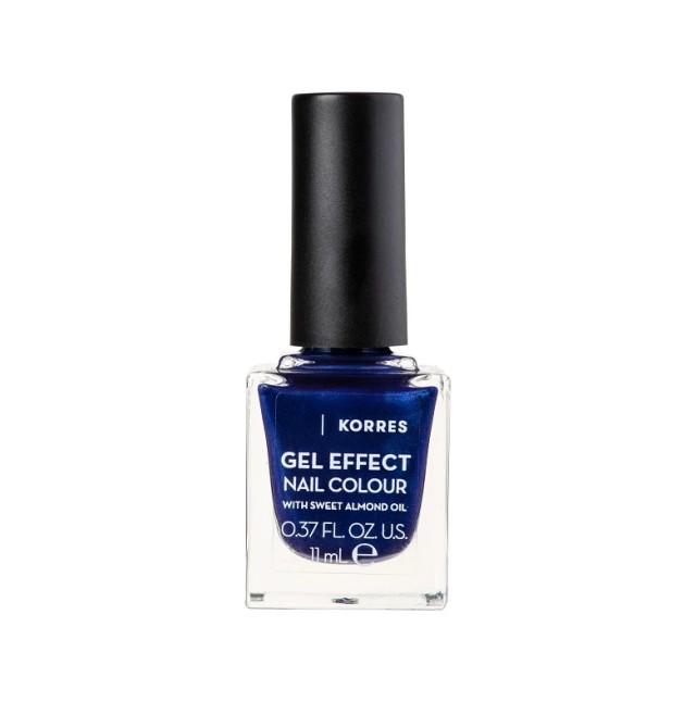 Korres Gel Effect Nail Colour Νο.87 Infinity Blue Bερνίκι Νυχιών 11ml