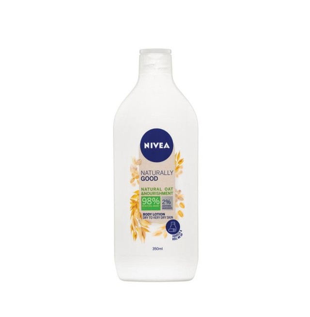 Nivea Naturally Good Oat Body Lotion Ενυδάτωση Σώματος με Εκχύλισμα Βρώμης Φυσικής Προέλευσης 350ml