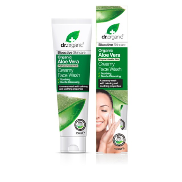 DR.ORGANIC Organic Aloe Vera Creamy Face Wash 150ml