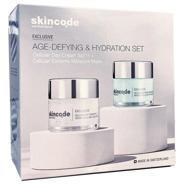 Skincode Age-Defying Set Exclusive Cellular Day Cream SPF15 50ml & Cellular Extreme Moisture Mask 50ml