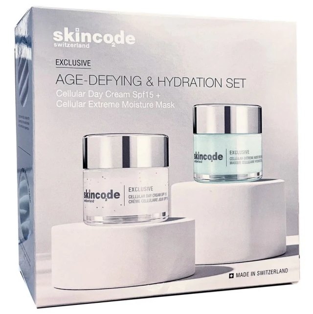 Skin Code Mask Skincode Age-Defying Set Exclusive Cellular Day Cream SPF15 50ml ...