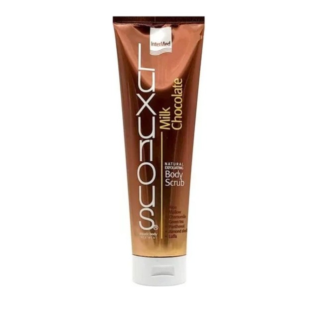 InterMed Luxurious Natural Exfoliating Body Scrub Milk Chocolate 300ml