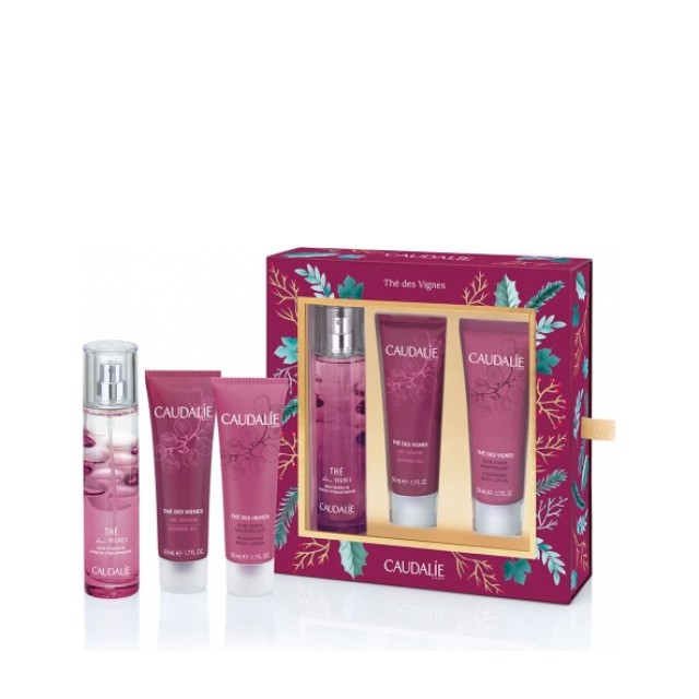 Caudalie Promo Thé des Vignes Fresh Fragrance 50ml & Shower Gel 50ml & Body Lotion 50ml
