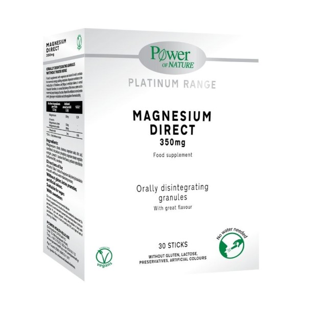 Power Health Platinum Range Magnesium Direct 350mg 30 Sticks