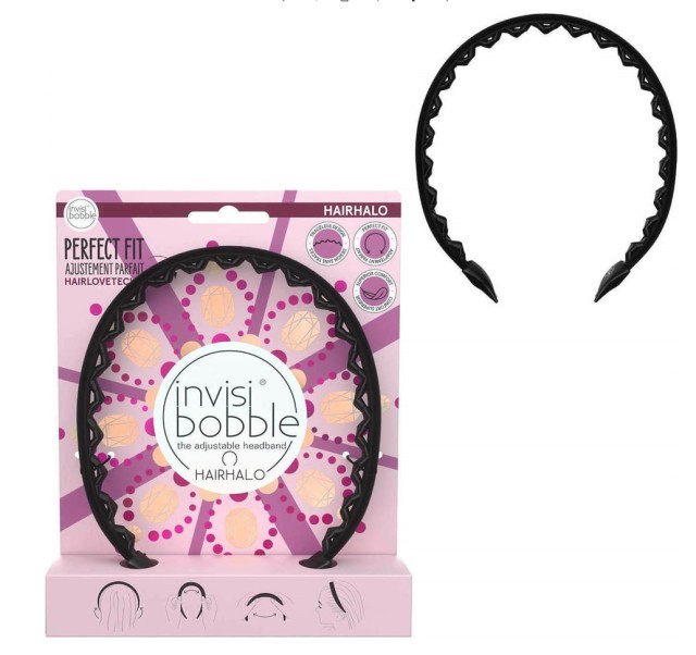 Invisibobble Hairhalo British Royal Crown and Glory (Black Velvet) 1τμχ