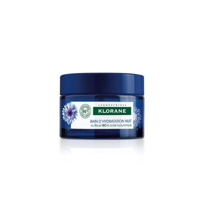 Klorane Bleuet Water Sleeping Mask with organic cornflower & hyaluronic acid 50ml