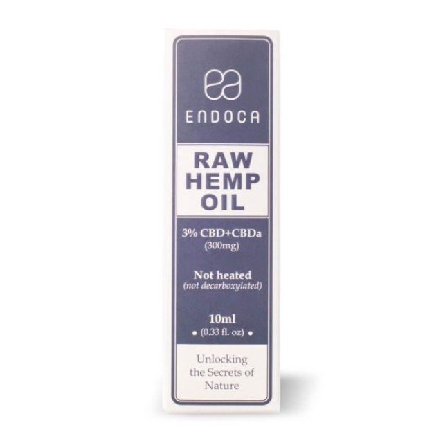 Endoca Raw Hemp oil 3% CBD+CBDa 10ml