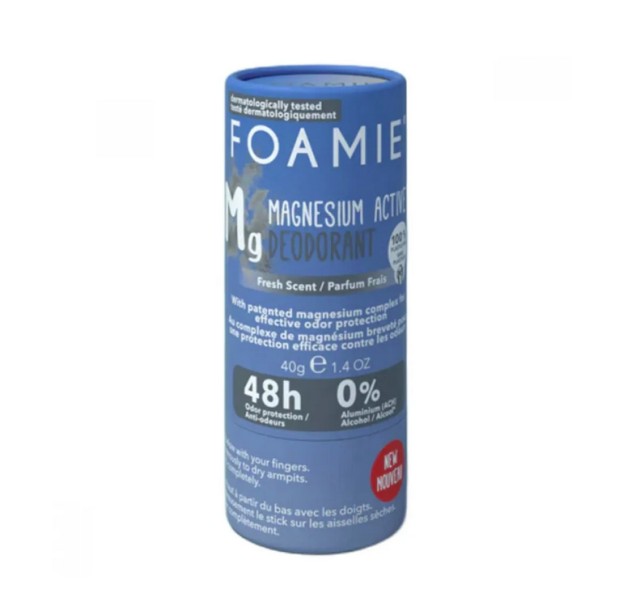 Foamie Solid Magnesium Active Deodorant Refresh 40gr