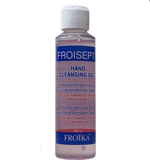 Froika Froisept Hand Gel Plus Καθαριστικό Gel Χεριών Με Ηπια Αντισηπτική Δράση 100ml