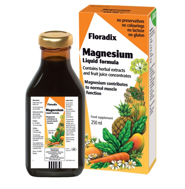 Power Health Floradix Magnesium Liquid Mineral Supplement 250ml