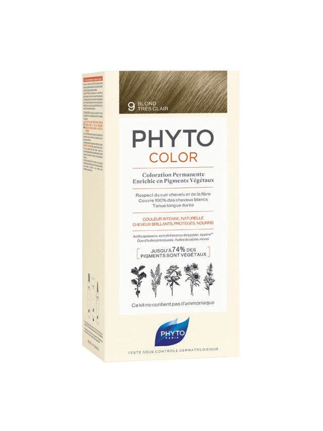 Phyto Phytocolor 9 Ξανθό Πολύ Ανοιχτό