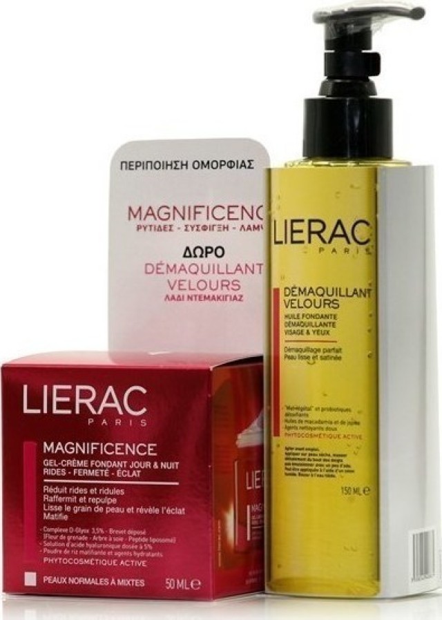 Lierac Promo Magnificence Gel-Creme Fondant Κρέμα Ημέρας & Νύχτας για Κανονικές Επιδερμίδες 50ml + Δώρο Lierac Demaquillant Velours Λάδι Ντεμακιγιάζ 200ml