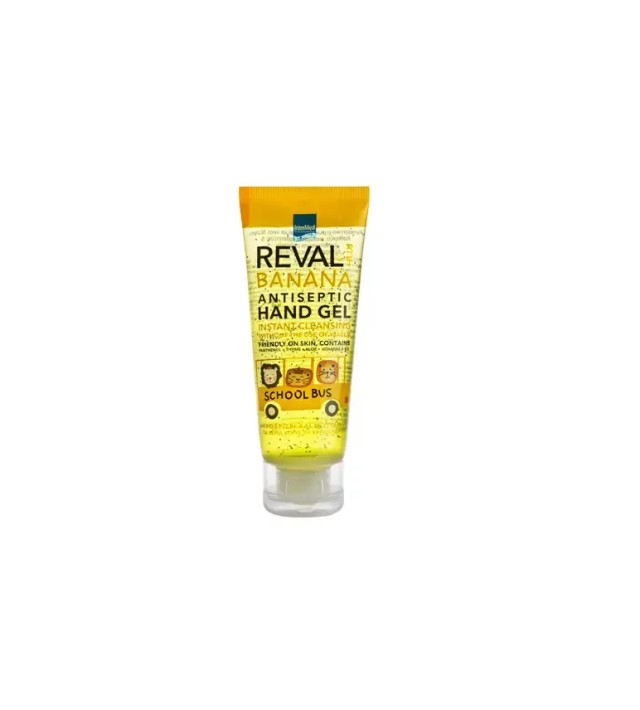 Intermed Reval Plus Antiseptic Hand Gel Banana Schoolbus 75ml