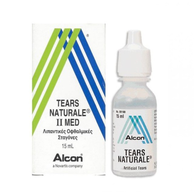 Alcon Tears Naturale II MED Οφθαλμικές Σταγόνες σε Διάλυμα 15ml