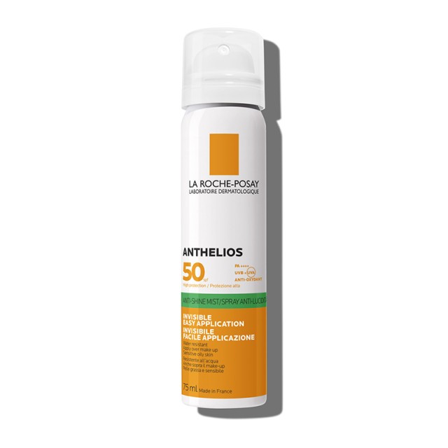 La Roche Posay Anthelios Anti-shine Mist SPF50 Sunscreen Face Spray for Matte Result 75ml