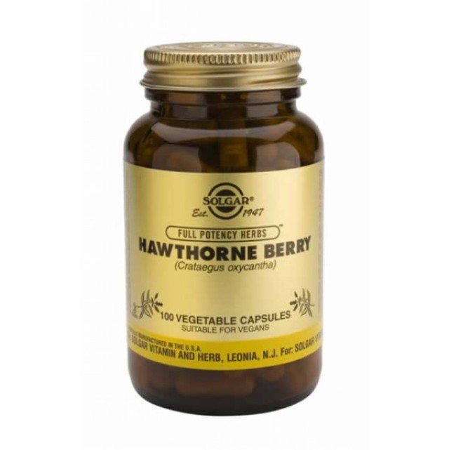 SOLGAR HAWTHORNE BERRY 520MG 100VCAP