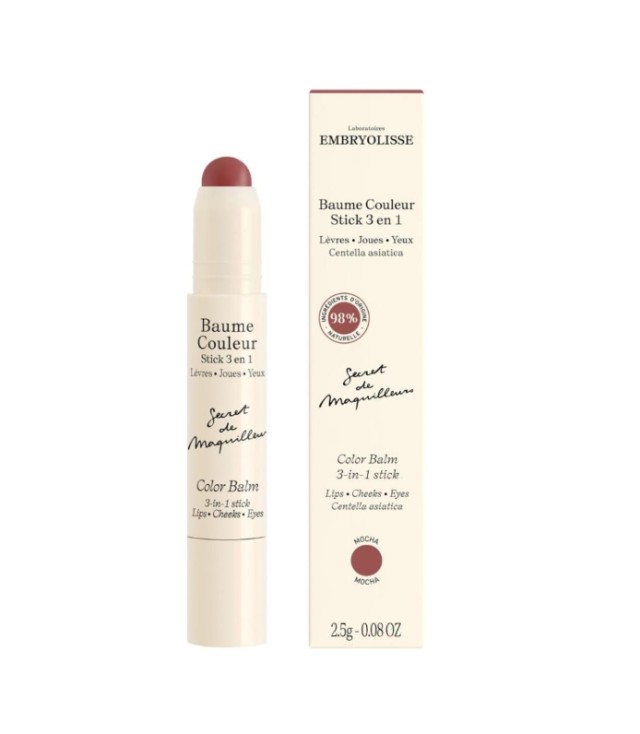Embryolisse Color Balm 3-in-1 Stick Mocha Πολυχρηστικό Στικ Προσώπου για Χείλη Ζυγωματικά & Βλέφαρα 2,5g