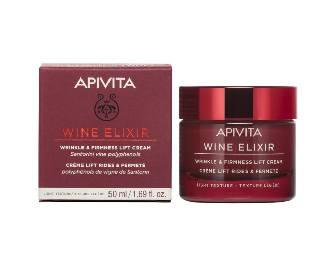 Apivita Wine Elixir Αντιρυτιδική Κρέμα για Σύσφιξη & Lifting Ελαφριάς Υφής 50ml