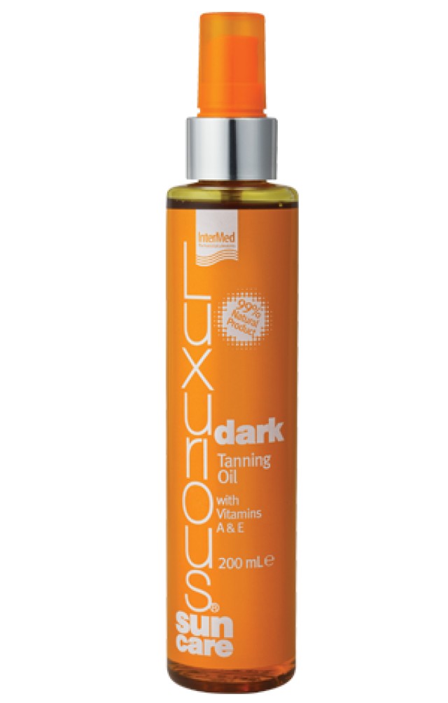 INTERMED Luxurious Sun Care Dark Tanning Oil with Vitamins A+E 200ml