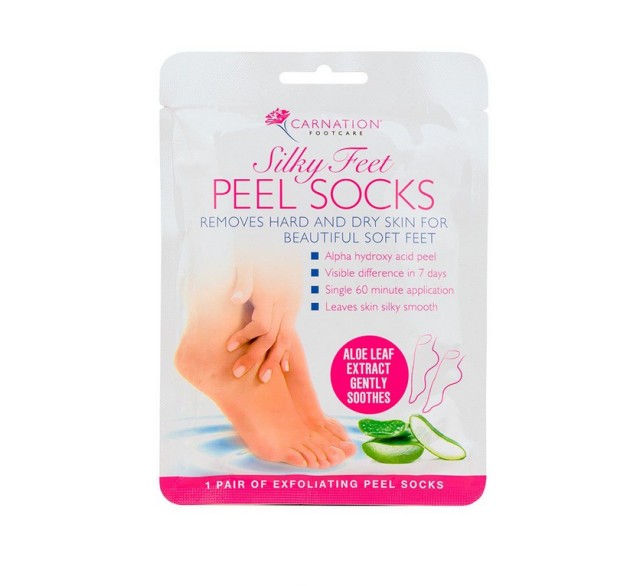 Vican Carnation Silky Feet Peel Socks Απολεπιστικές Κάλτσες 1 ζευγάρι