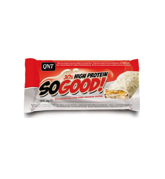QNT SoGood Bar With Caramel Flavour and Nuts 60gr