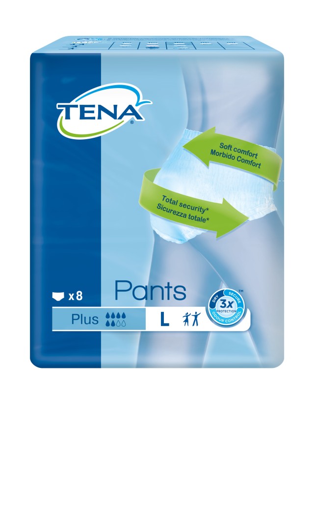 Tena Pants Plus Large Πάνα - Εσώρουχο μιας Χρήσης 8τμχ