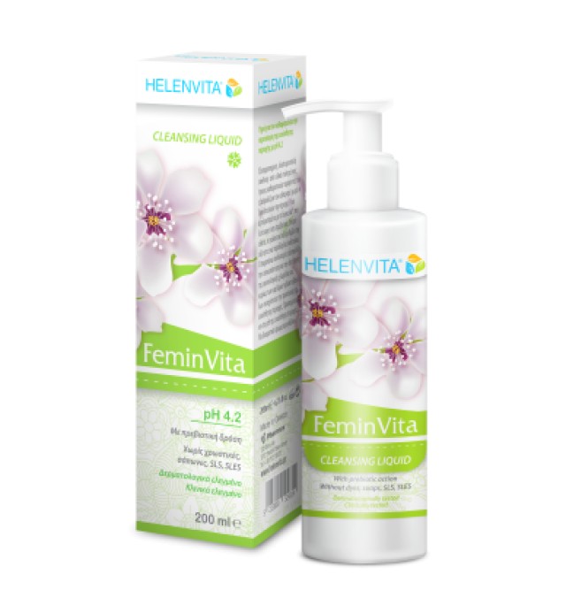 Helenvita FeminVita Cleansing Liquid PH4.2 200ml (Τιμή Γνωριμίας)