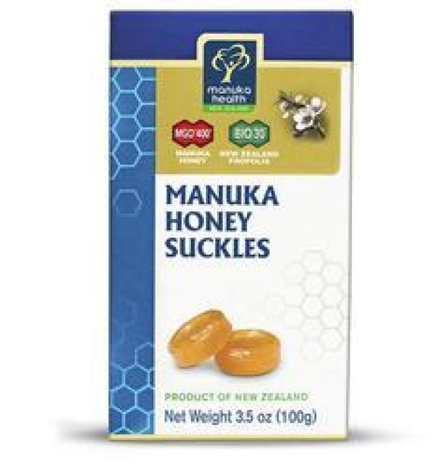 AM HEALTH Manuka Health Φυσικές Καραμέλες με Πρόπολη & Μέλι Manuka MGO400, 100g