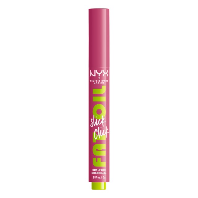 Nyx Professional Make Up Fat Oil Slick Click Shiny Lip Balm 07 Dm Me 2gr