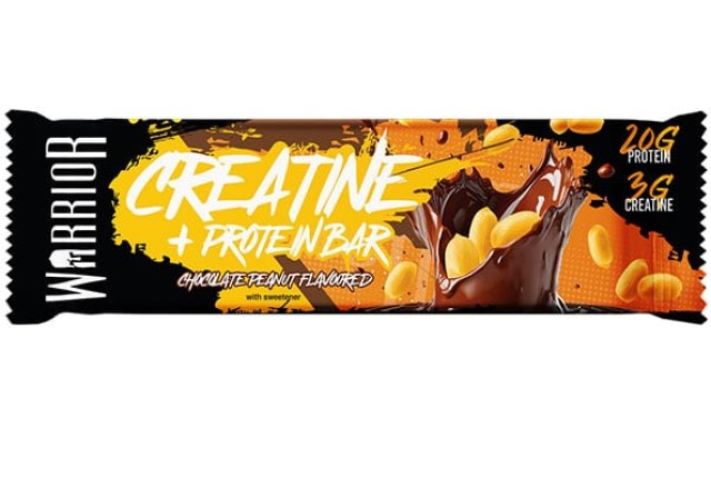 Warrior Creatine & Protein Creatine Bar with Chocolate Peanut Flavor 75g