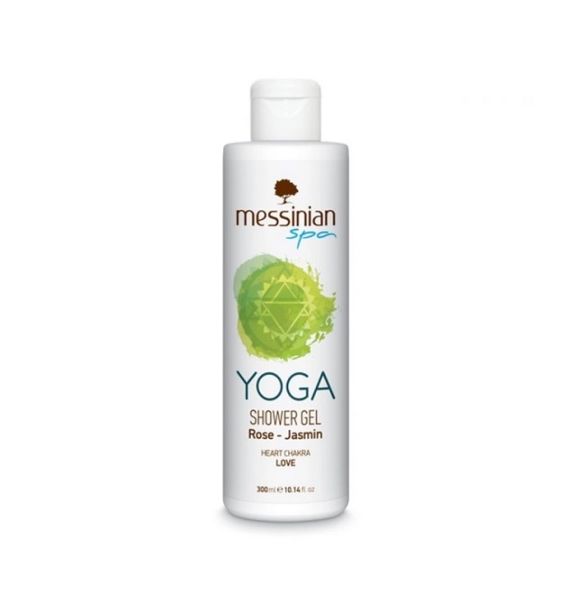 Messinian Spa Yoga Shower Gel Rose & Jasmin Αφρόλουτρο 300ml