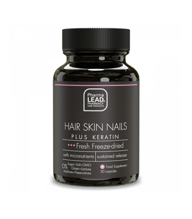 Pharmalead Black Range Hair Skin Nails Plus Keratin 30caps