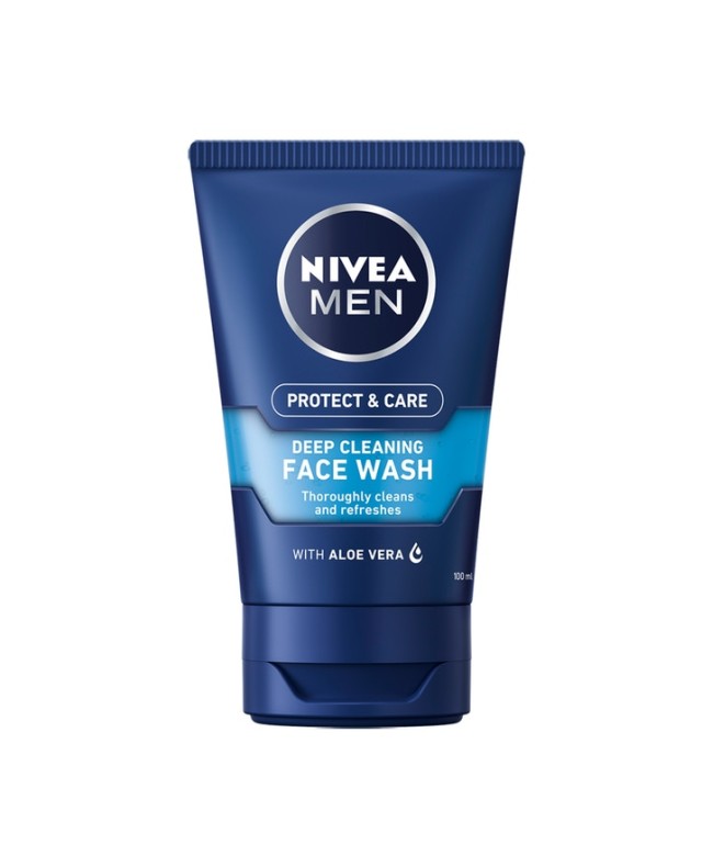 NIVEA MEN Protect & Care  Gel Καθαρισμού Προσώπου 100ml