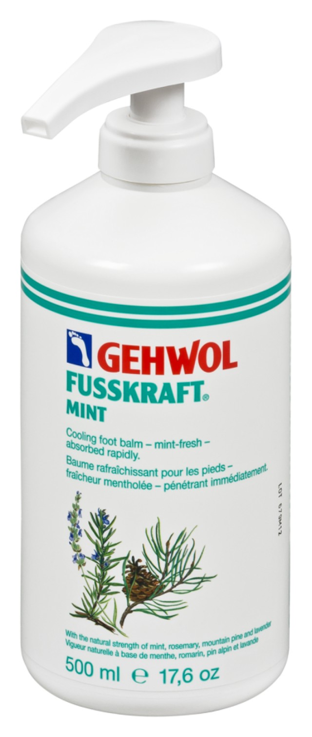 Gehwol Fusskraft Mint - Ενυδατική Κρέμα για Φλογισμένα Πόδια 500ml