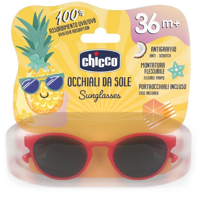 Chicco Kids Sunglasses Boy Children's Sunglasses 36m+ Red 1τμχ