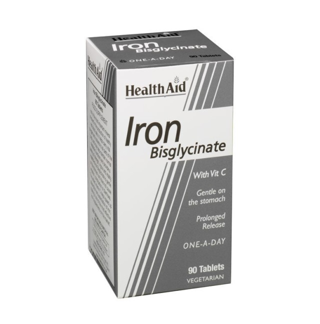 HEALTH AID Health Aid Iron Bisglycinate with Vit C 90tabs