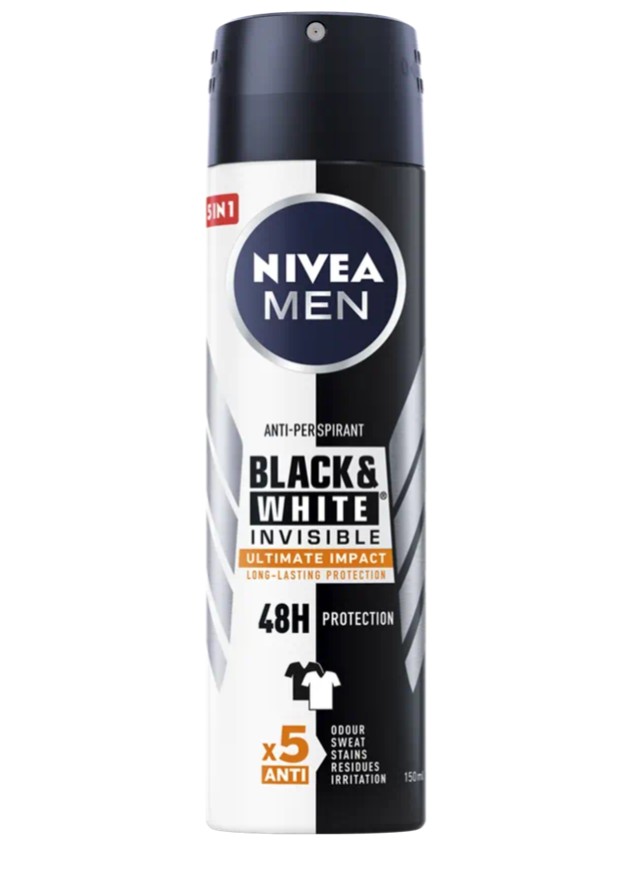 NIVEA MEN Deo Black & White Ultimate Impact Spray Αντρικό 150ml  NEO