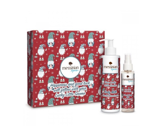 Messinian Spa Set Vanilla Macadamia Lucky Little Gnome  Γαλάκτωμα Σώματος 250ml + Hair & Body Mist 100ml